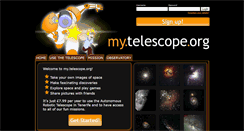 Desktop Screenshot of my.telescope.org